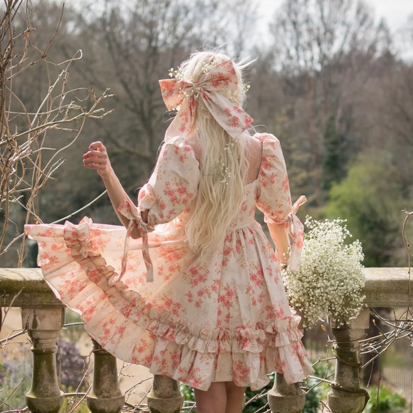 Fanciful Doll’s Petit Pink Diarymaid Dress - Picture 9 of 9